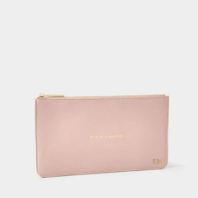 Pink Slim Sentiment Pouch KLB2803 Katie Loxton Jewelry And Accessories
