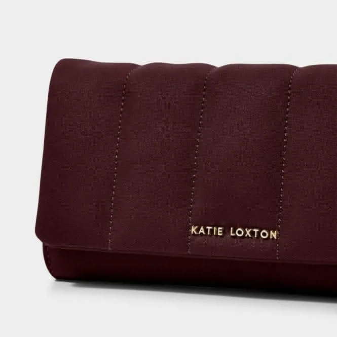 Plum Kayla Quilted Crossbody KLB2305 Katie Loxton Jewelry And Accessories