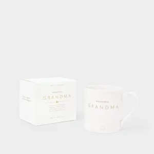 Porcelain Mug Wonderful Grandma KLCW126 Katie Loxton Jewelry And Accessories