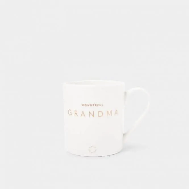 Porcelain Mug Wonderful Grandma KLCW126 Katie Loxton Jewelry And Accessories