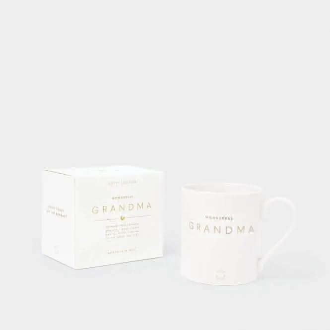 Porcelain Mug Wonderful Grandma KLCW126 Katie Loxton Jewelry And Accessories