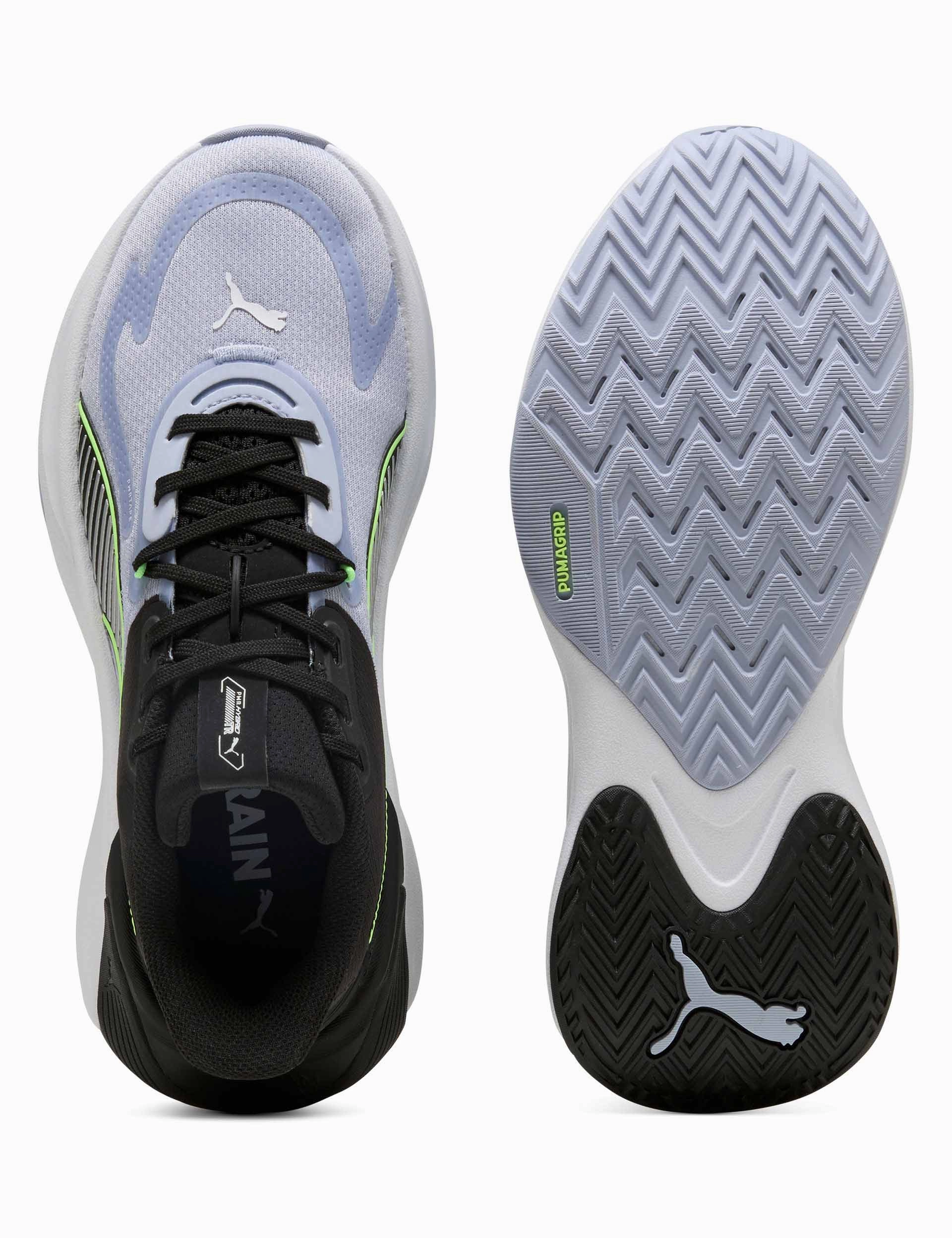 PWR Hybrid Training Shoes - Cool Weather/White/Green Glare Puma women's stylish sport footwear