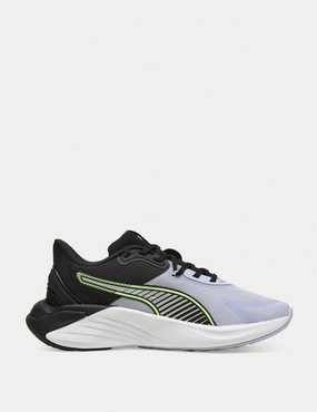 PWR Hybrid Training Shoes - Cool Weather/White/Green Glare Puma womens athletic shoes with modern design