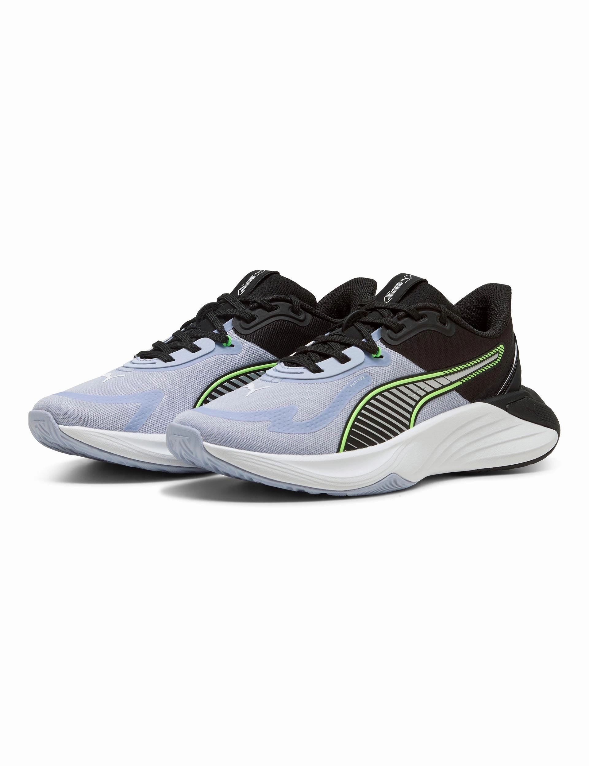 PWR Hybrid Training Shoes - Cool Weather/White/Green Glare Puma women's stylish sport footwear