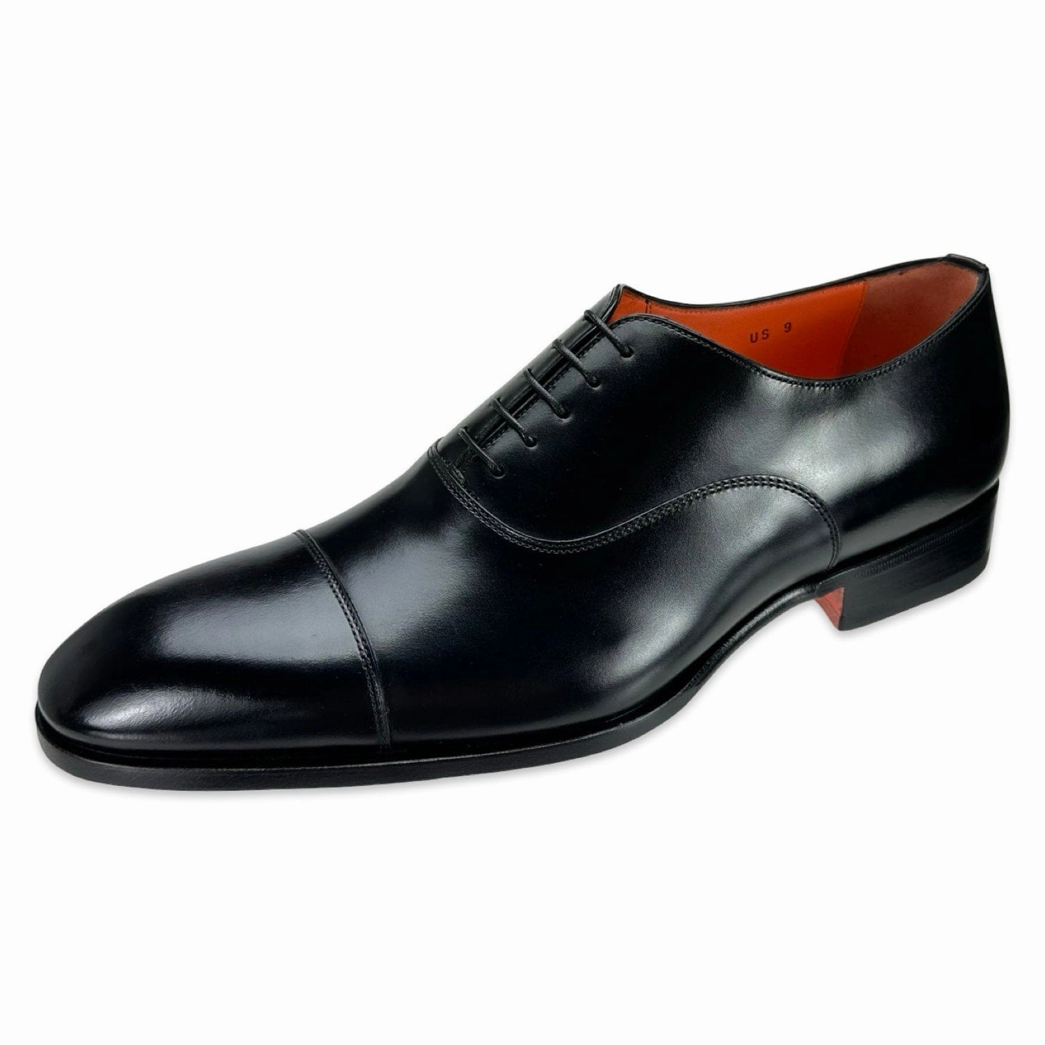 Racer Cap Toe Santoni Italian formal shoes with elegance