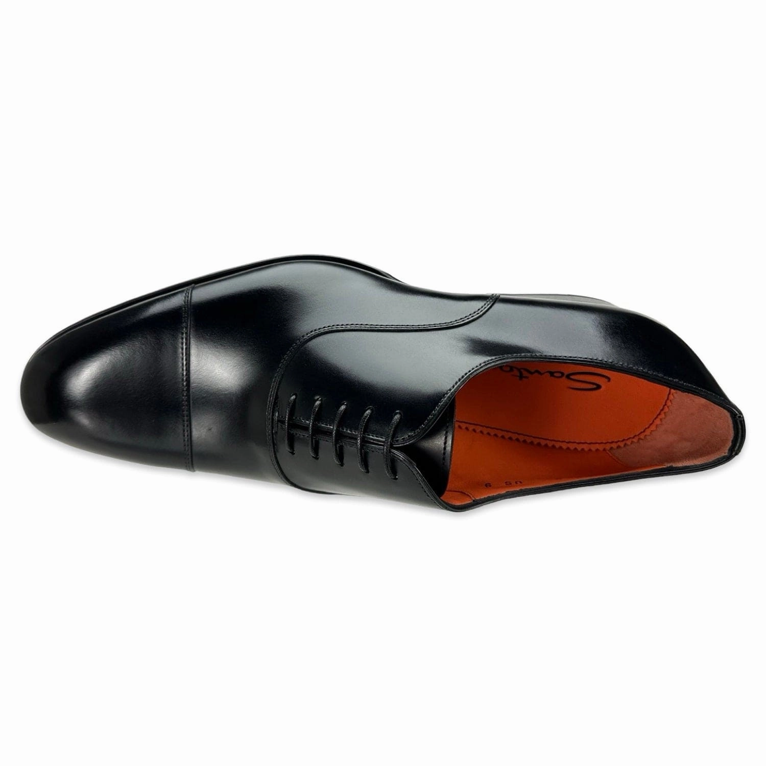 Racer Cap Toe Santoni handcrafted leather footwear