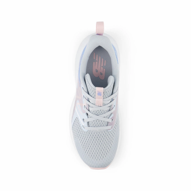 Rave Run v2 - Bright Sky with Granite and Rose Sugar - Big Kids New Balance lifestyle shoes