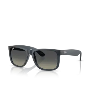 Ray-Ban Sunglasses Justin Classic Sunglasses in Polished Rubber Blue