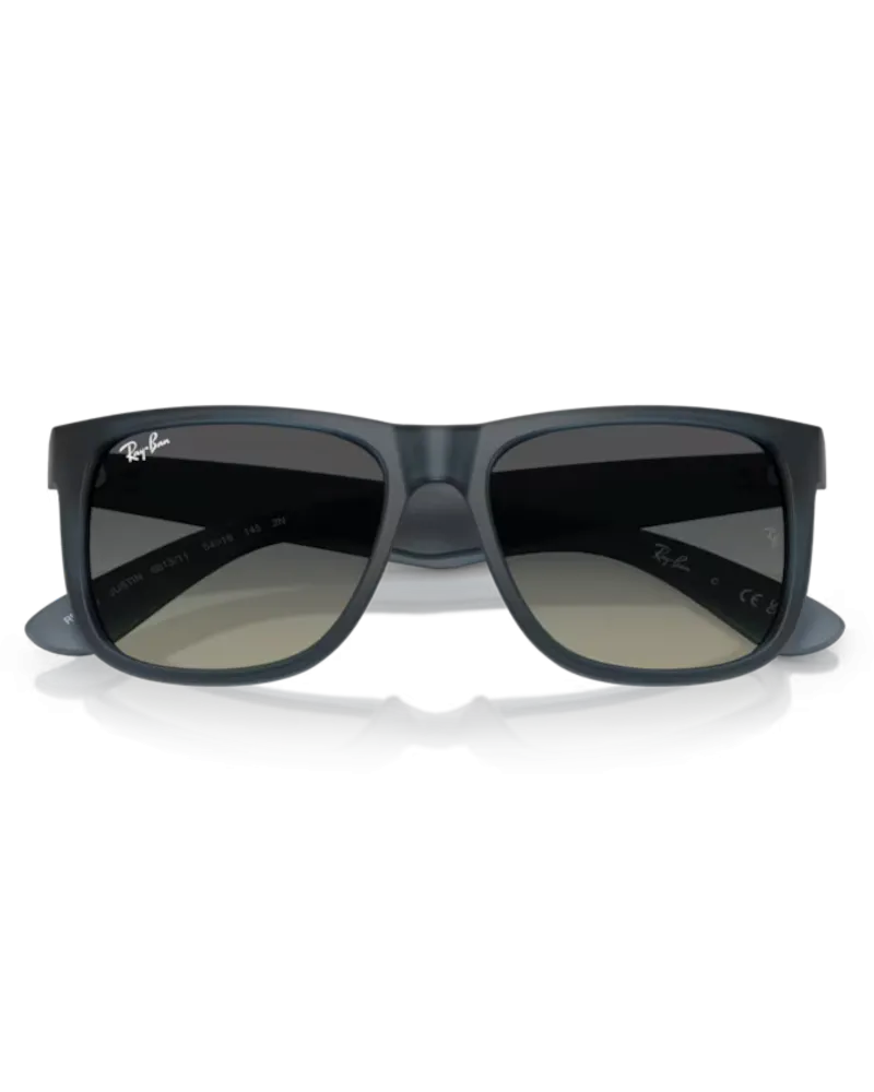 Ray-Ban Sunglasses Justin Classic Sunglasses in Polished Rubber Blue
