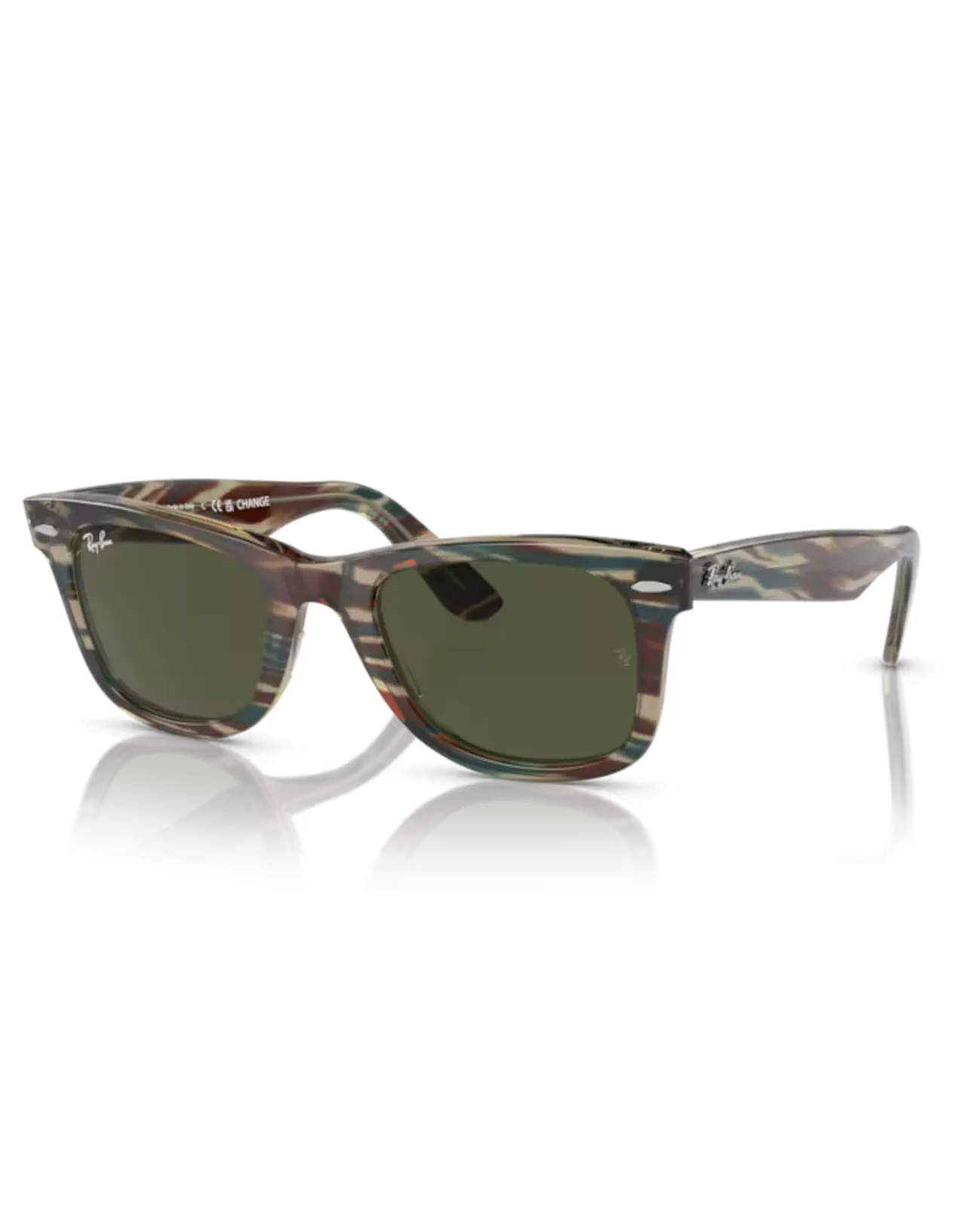 Ray-Ban Sunglasses Original Wayfarer Change Sunglasses in Photo Striped Grey