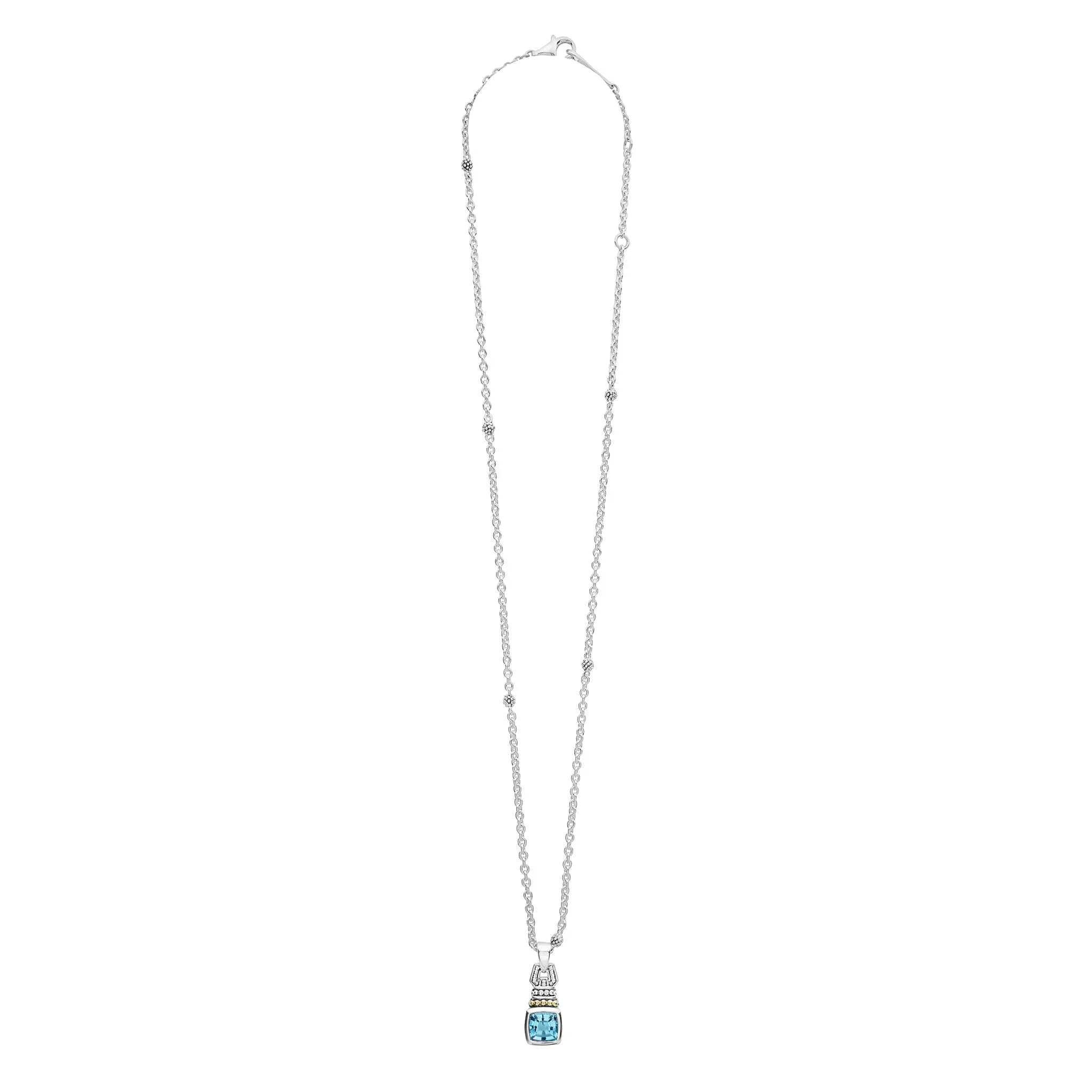 Rittenhouse Jewelry Rittenhouse Swiss Blue Topaz Pendant Necklace