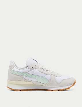 RX 737 Mesh Sneakers - White/Gum Puma womens athletic shoes with modern design