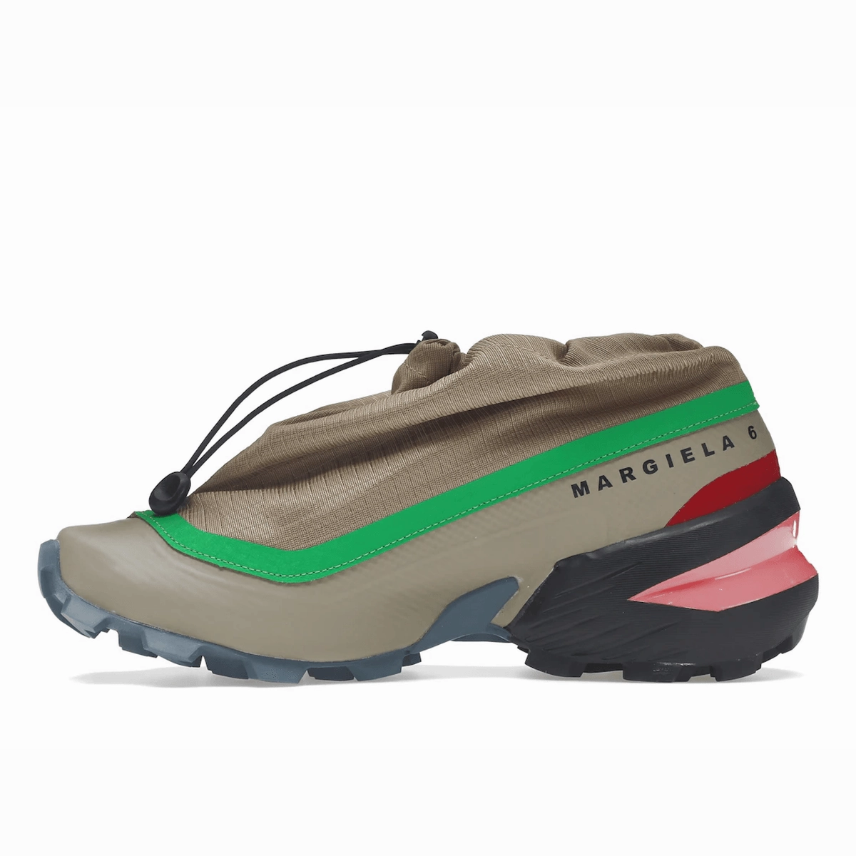 Salomon Cross Low Drawstring MM6 Maison Margiela Kelp Vintage Khaki Bright Green Salomon Trail Edition