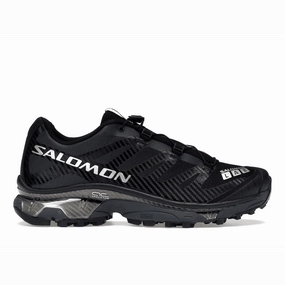 Salomon XT-4 AND Black Silver Metallic salomon outdoor hiking shoes rugged