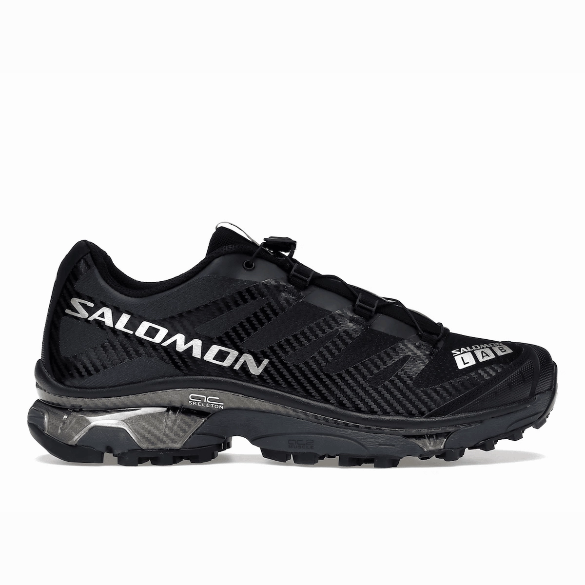Salomon XT-4 AND Black Silver Metallic salomon outdoor hiking shoes rugged