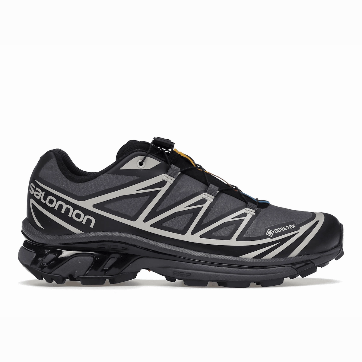 Salomon XT-6 Gore-Tex Black Lunar Rock salomon outdoor hiking shoes rugged