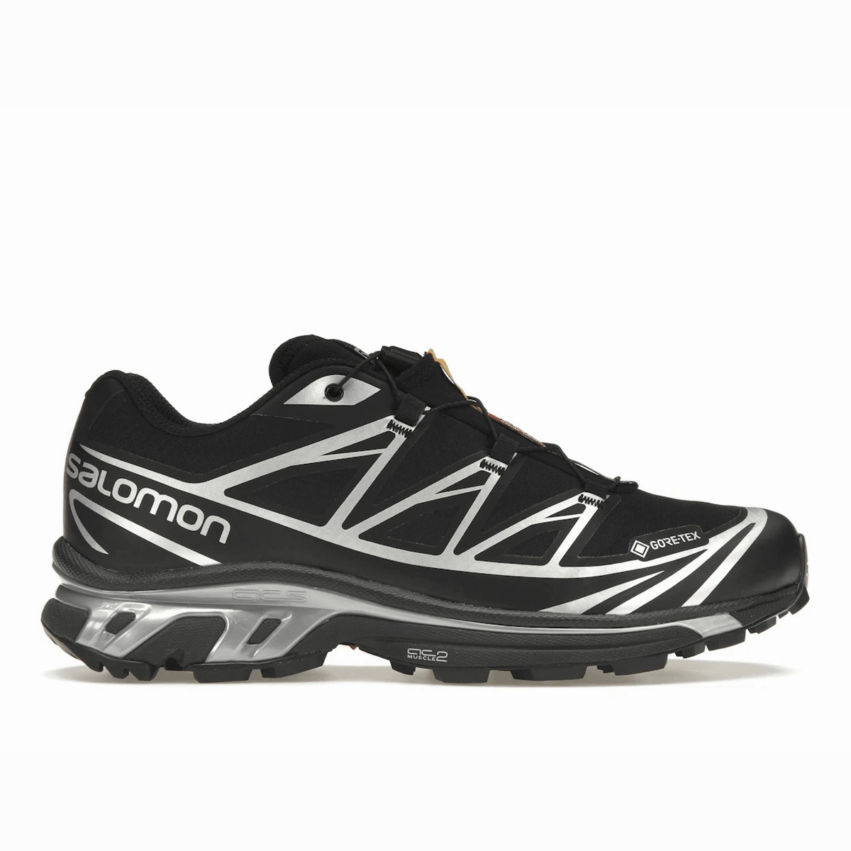 Salomon XT-6 Gore-Tex Black Silver salomon outdoor hiking shoes rugged