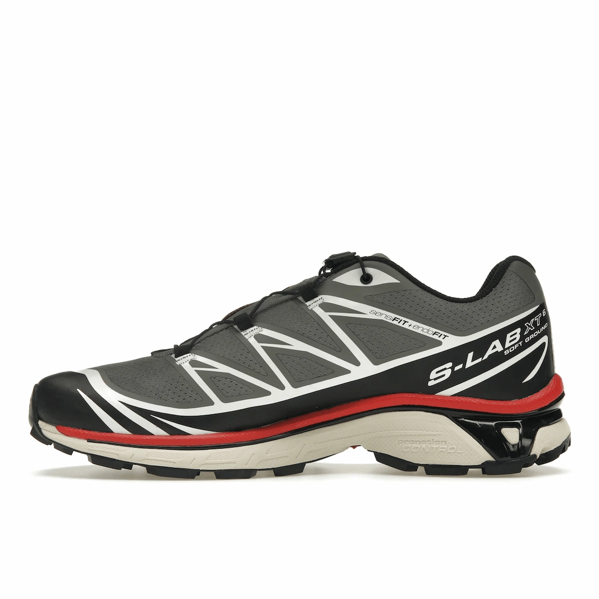 Salomon XT-6 Pewter Aurora Red Salomon Trail Edition
