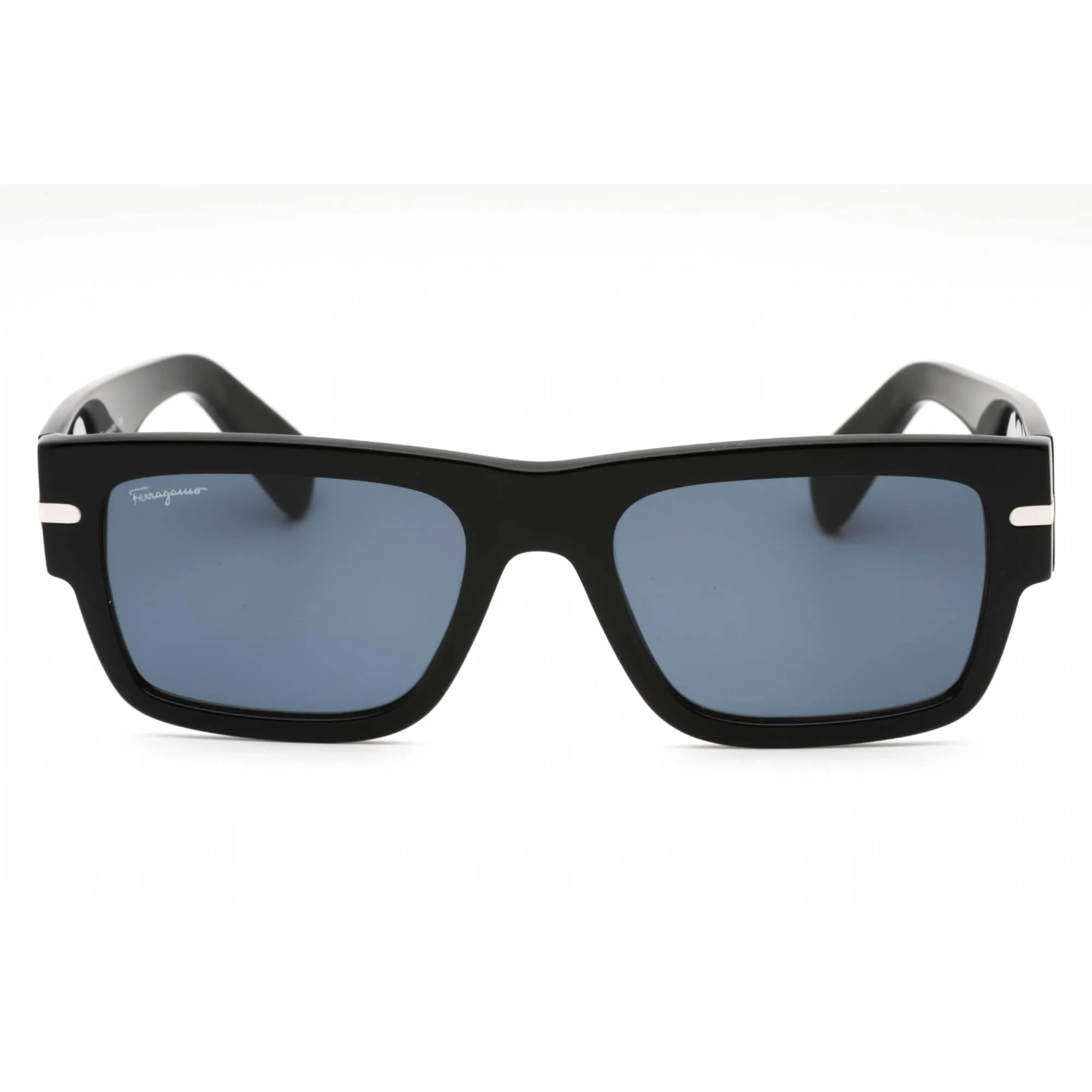 Salvatore Ferragamo Men's Sunglasses - Black Plastic Rectangular Frame | SF1030S 001 Salvatore Ferragamo Sunglasses