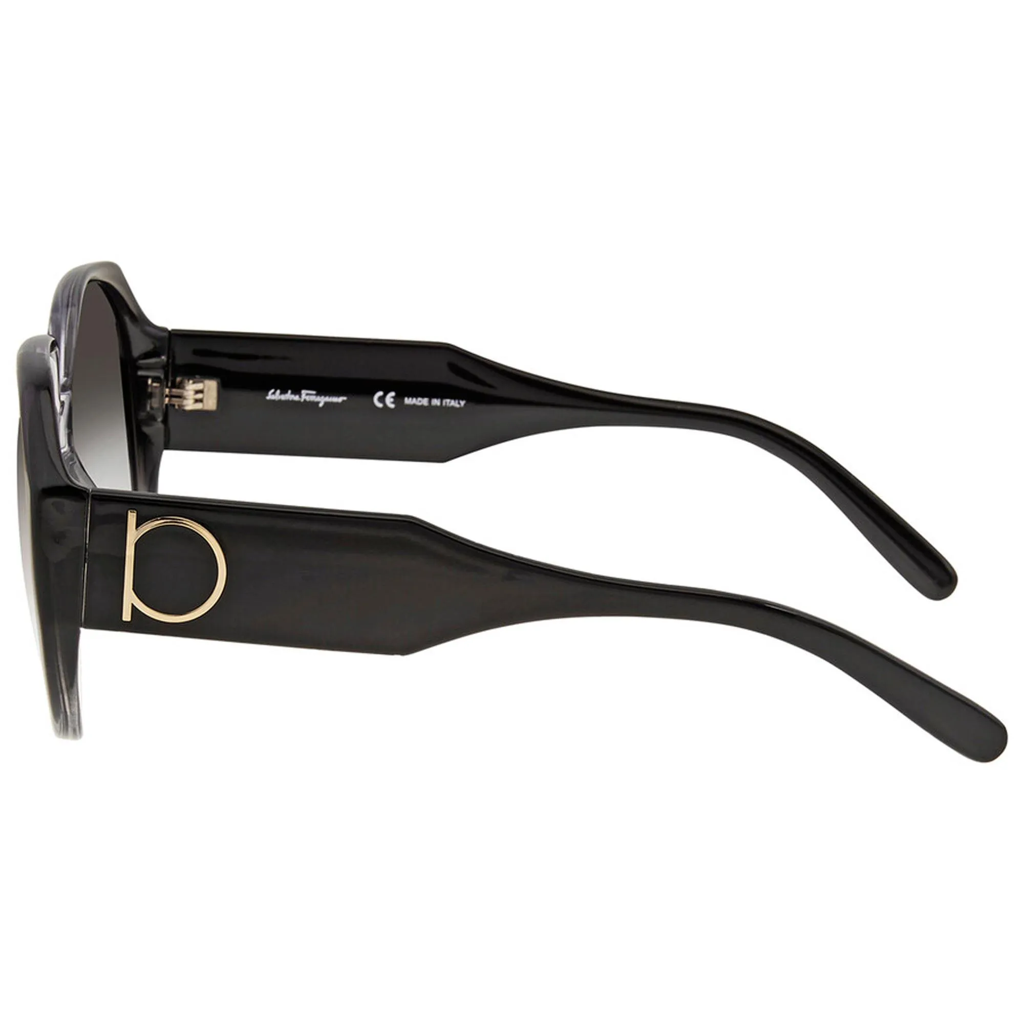 Salvatore Ferragamo Unisex Sunglasses - Grey Gradient Lens Butterfly | SF943S 007 Salvatore Ferragamo Sunglasses