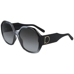 Salvatore Ferragamo Unisex Sunglasses - Grey Gradient Lens Butterfly | SF943S 007 Salvatore Ferragamo Sunglasses
