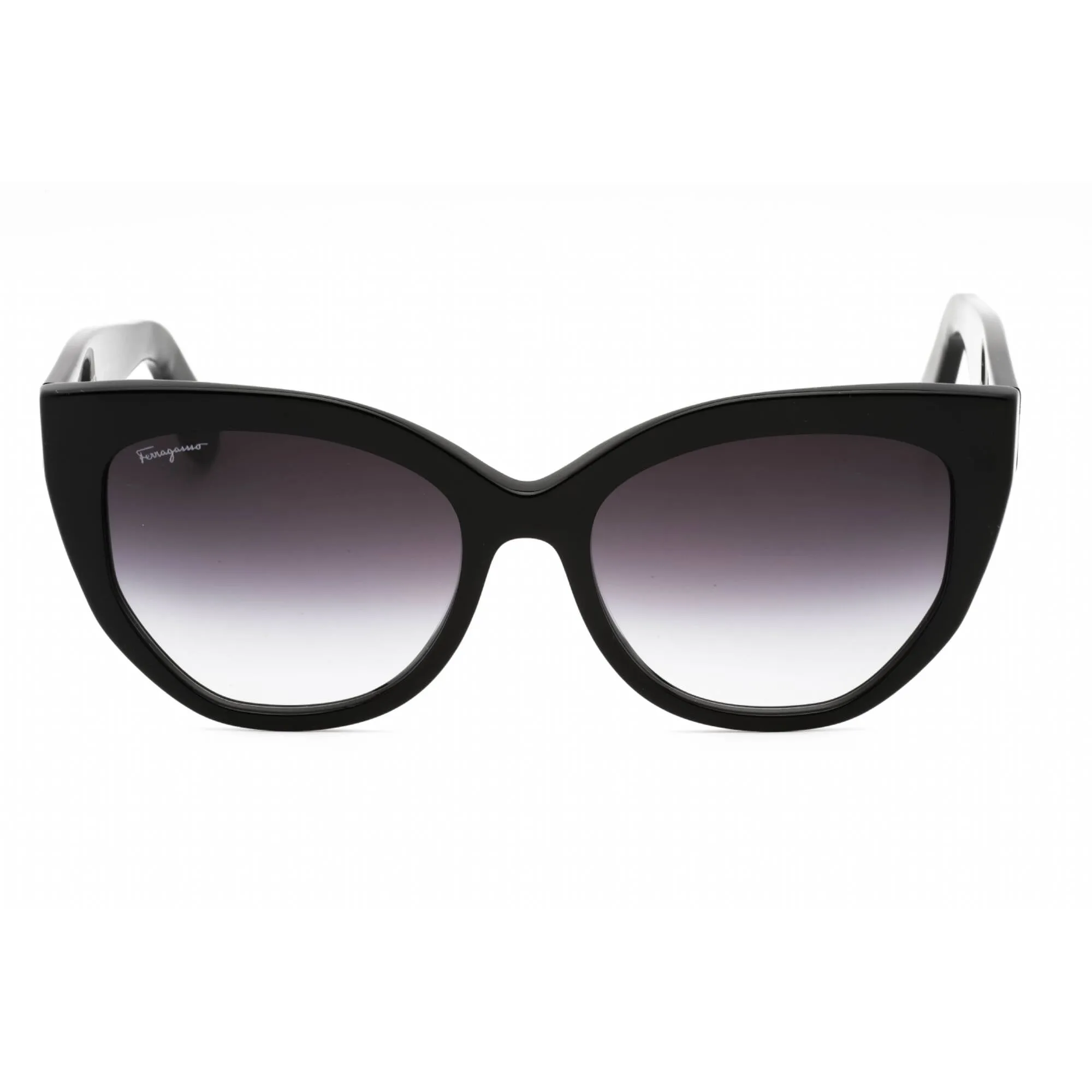Salvatore Ferragamo Women's Sunglasses - Black Plastic Cat Eye Frame | SF1061S 001 Salvatore Ferragamo Sunglasses