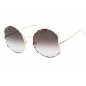 Salvatore Ferragamo Women's Sunglasses - Round Frame Grey Gradient Lens | SF244S 785 Salvatore Ferragamo Sunglasses