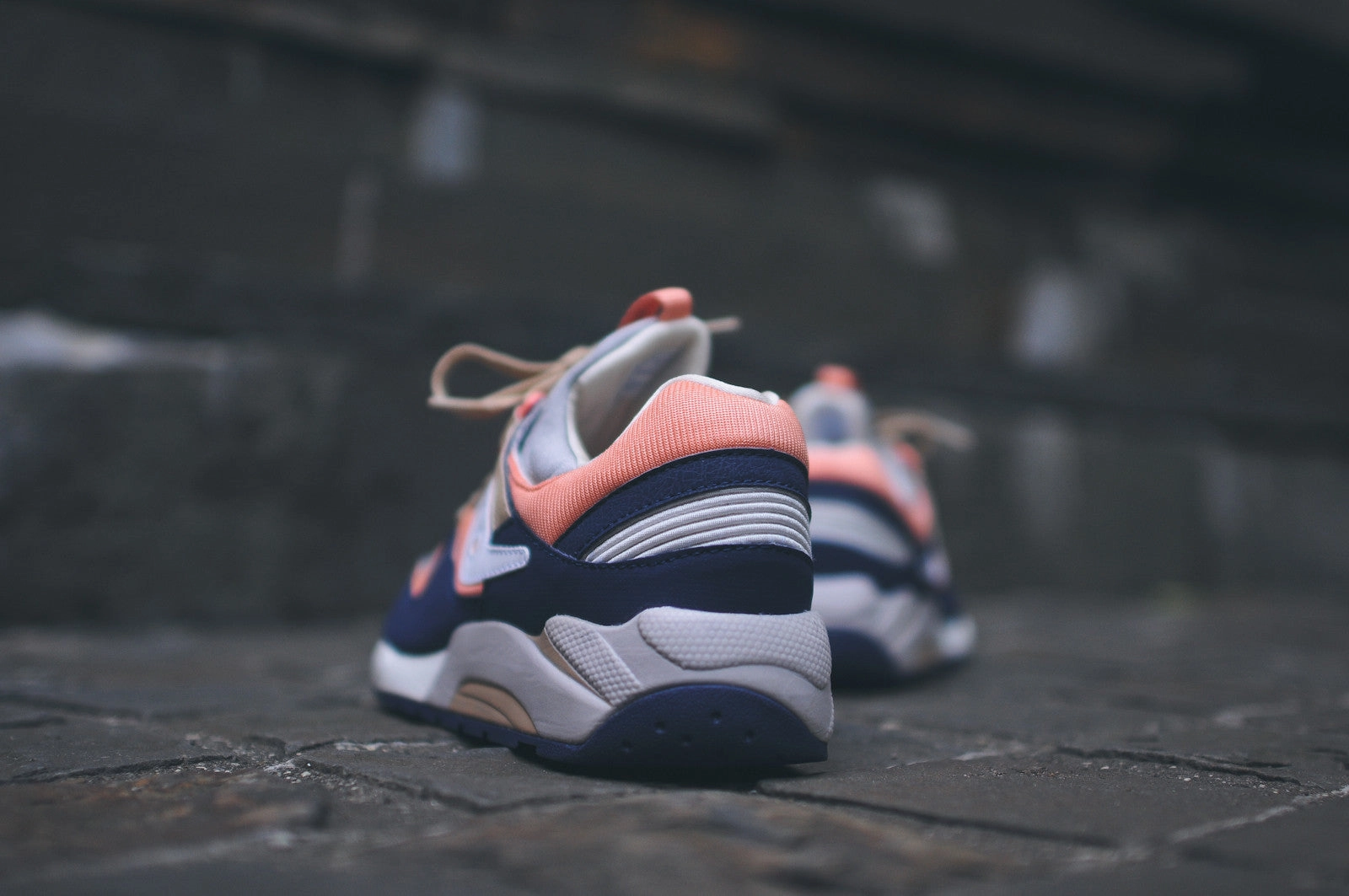 Saucony Grid 9000 - Tan / Navy / Coral (Kithstrike) Saucony Lightweight Shoes