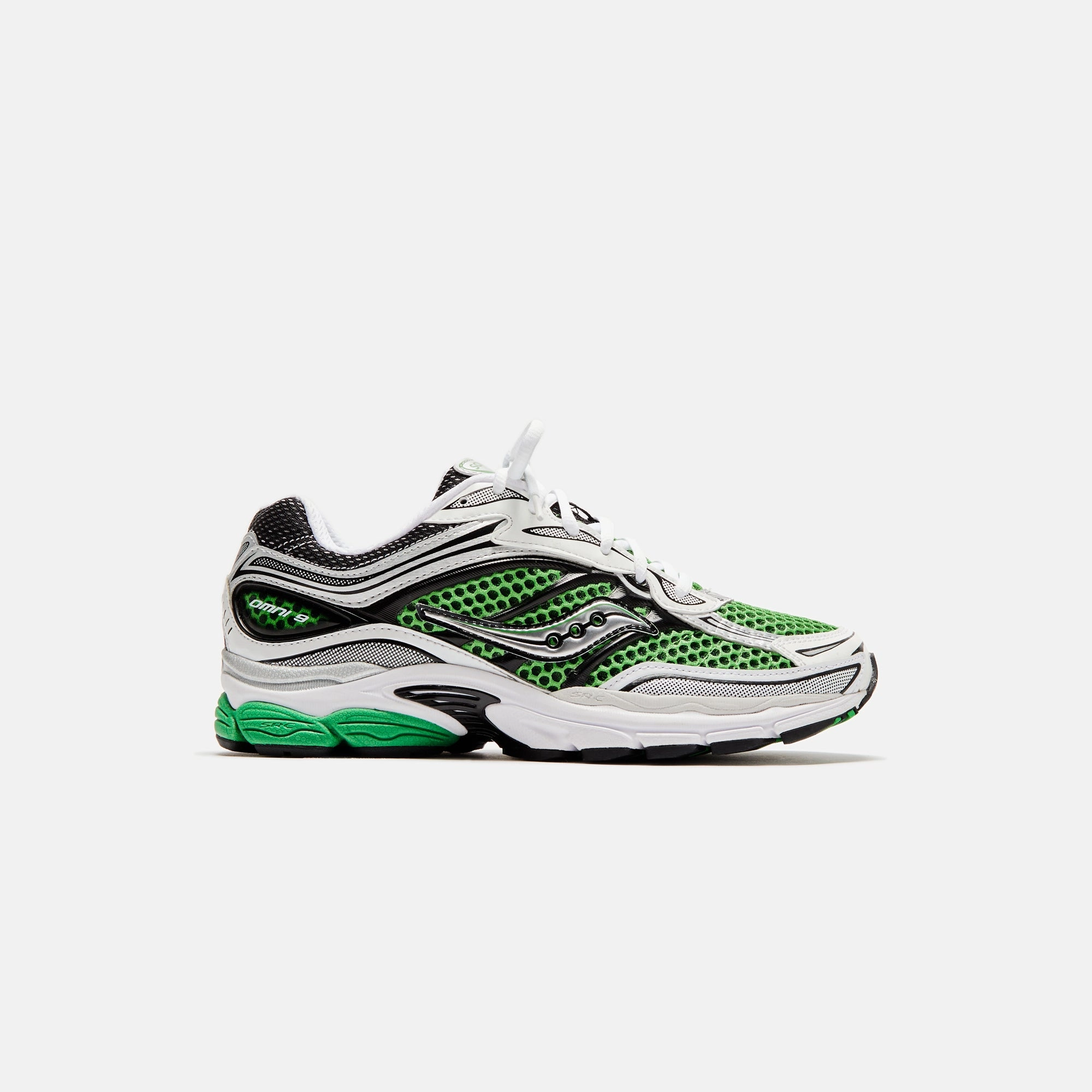 Saucony Progrid Omni 9 - Green / Silver saucony durable performance running shoes