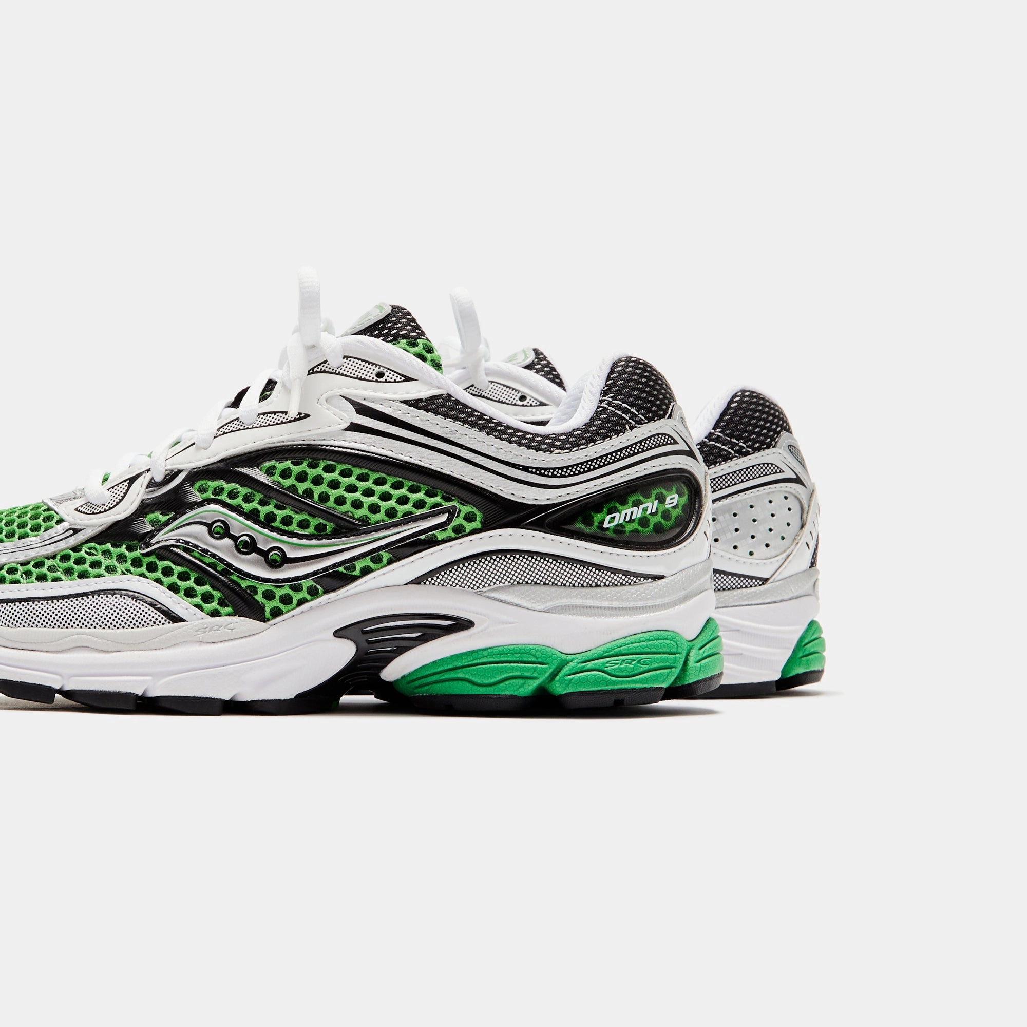 Saucony Progrid Omni 9 - Green / Silver Saucony Lightweight Shoes