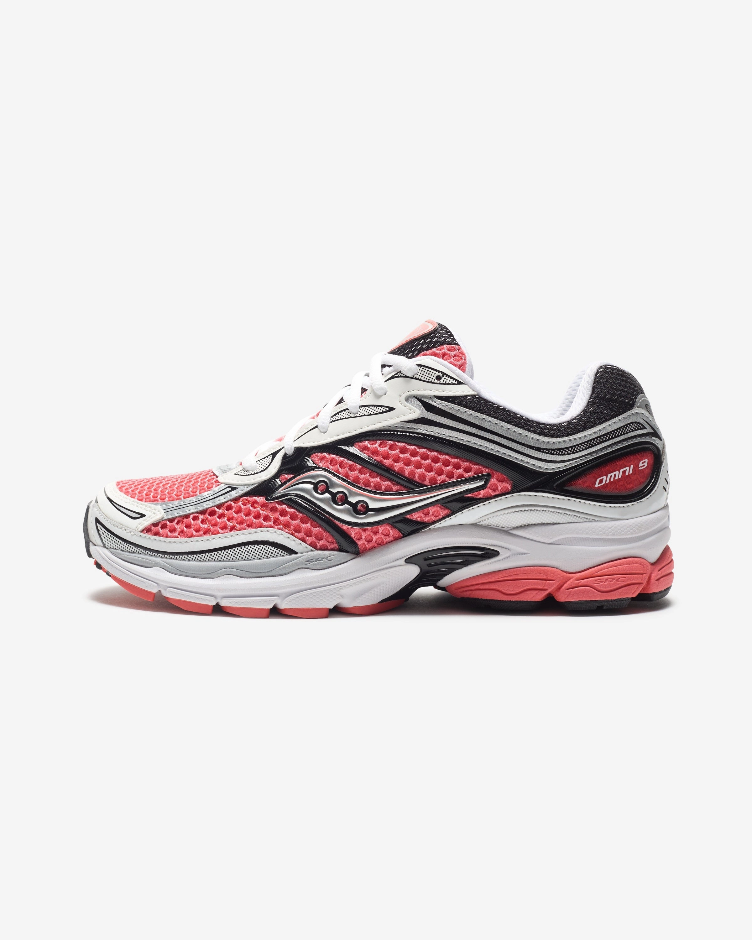 SAUCONY PROGRID OMNI 9 - SILVER/ CORAL Saucony Performance Picks