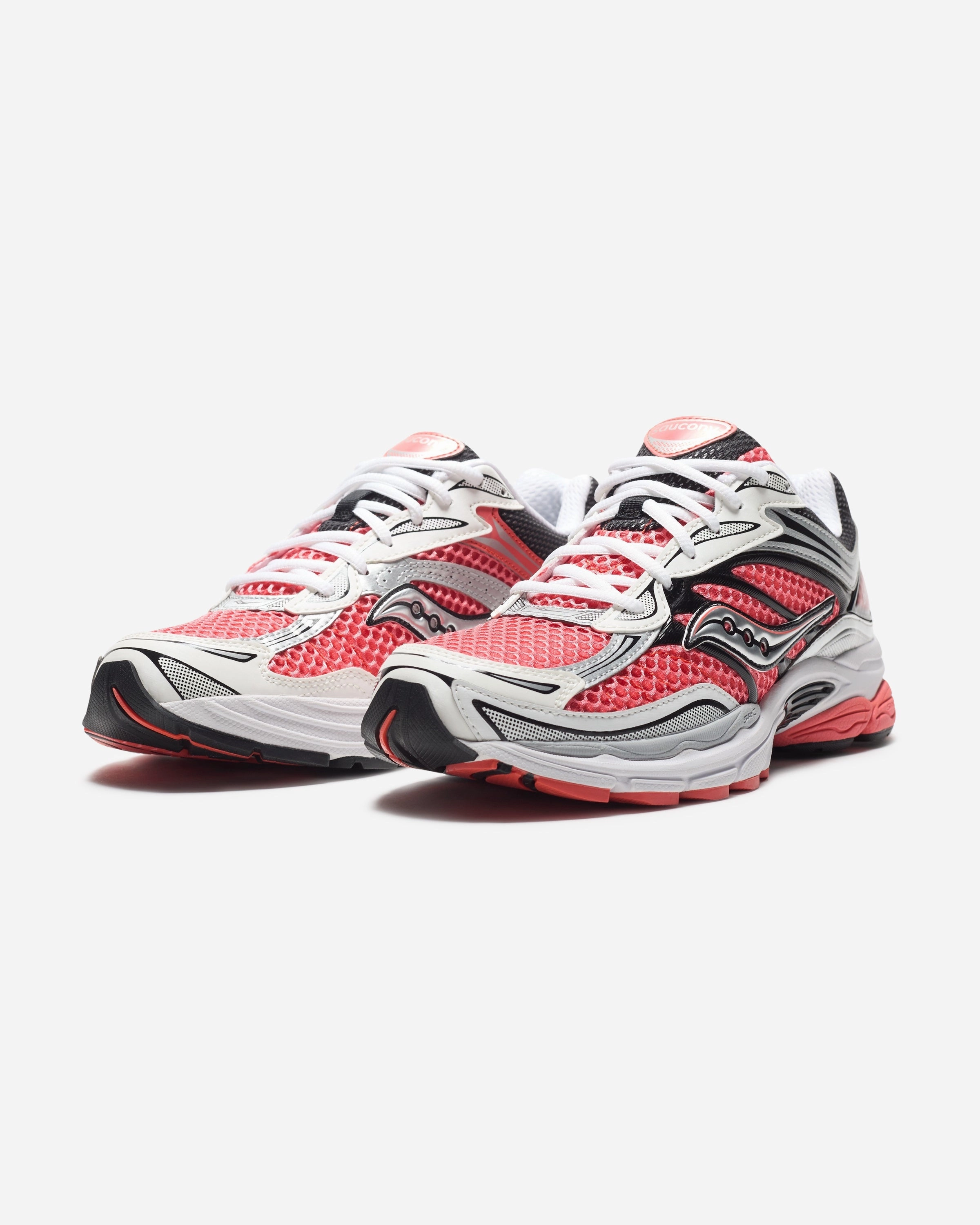 SAUCONY PROGRID OMNI 9 - SILVER/ CORAL saucony comfortable casual sneakers