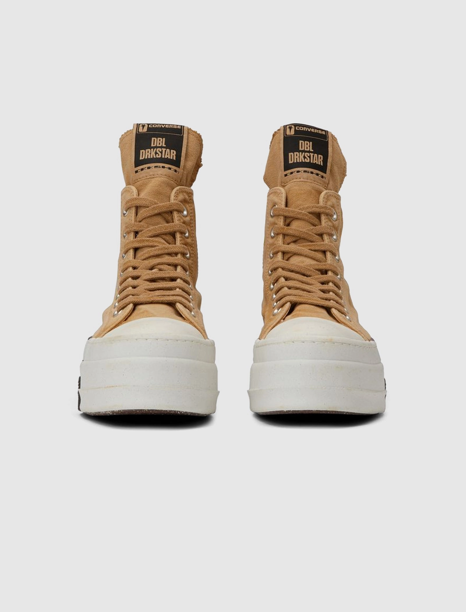 SCARPE DBL DRKSTAR "BLONDE" Retro canvas shoes