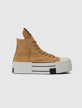 SCARPE DBL DRKSTAR "BLONDE" Retro-style canvas trainers