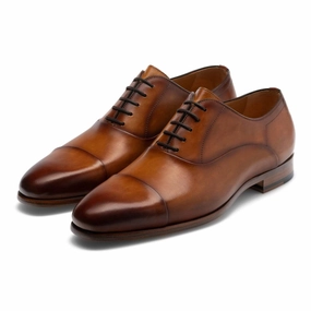 Segovia Cap Toe Oxford Magnanni premium leather dress shoes