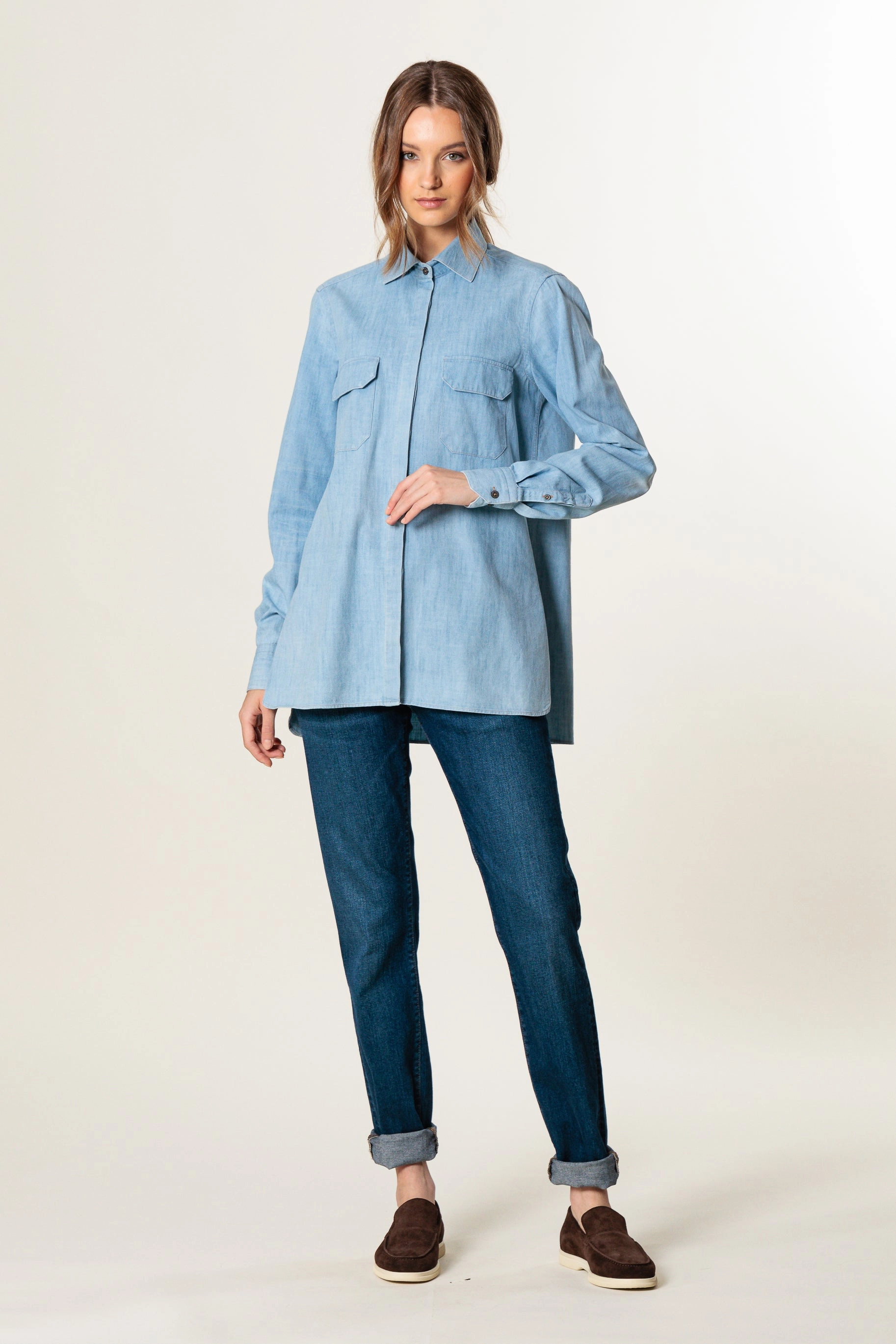 Shirt "NAPOLI SAFARI" / Denim Cotton