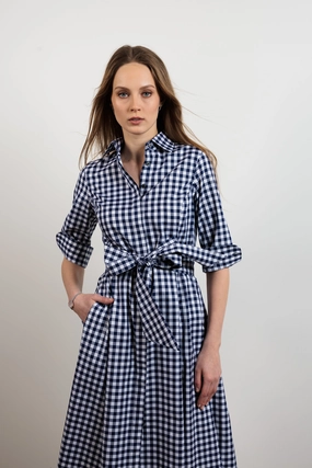 Shirtdress "KATE MIDI" / Oxford Cotton