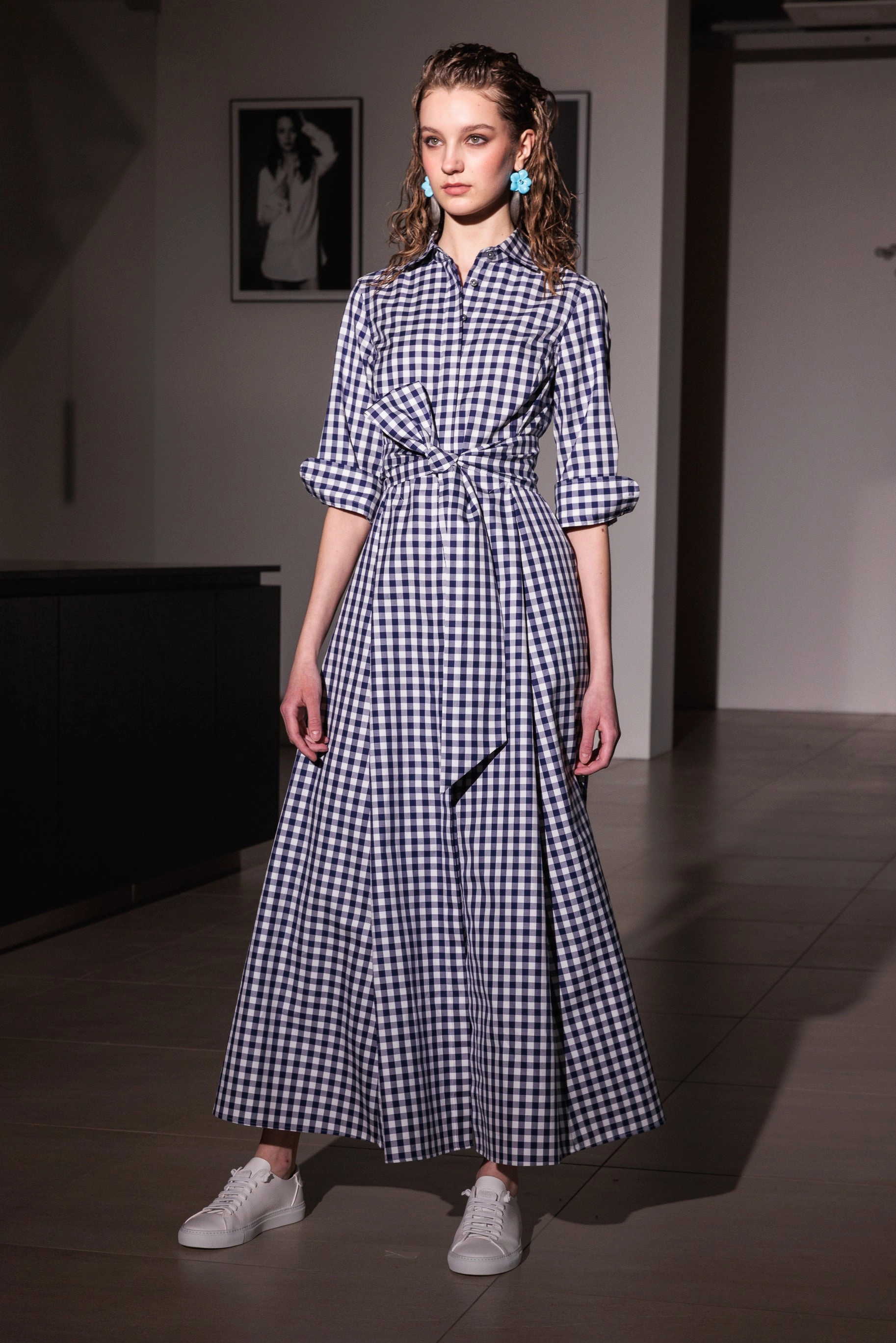 Shirtdress "KATE MIDI" / Oxford Cotton