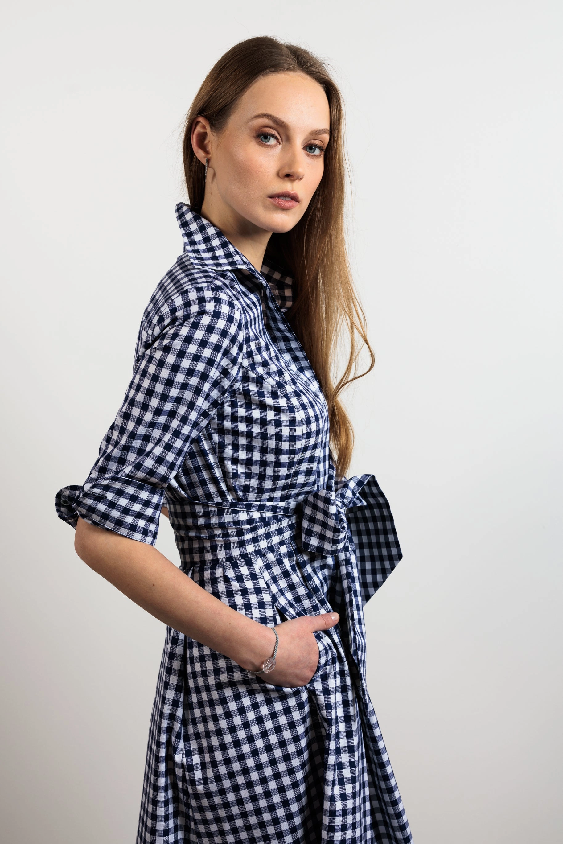 Shirtdress "KATE MIDI" / Oxford Cotton