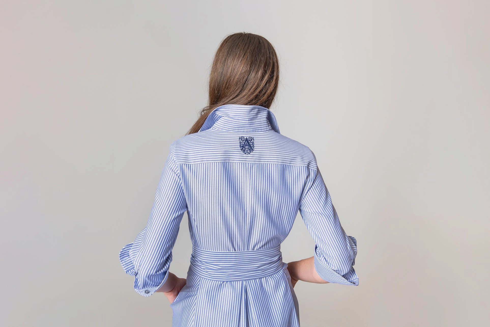Shirtdress "KATE MIDI" / Royal Oxford Cotton