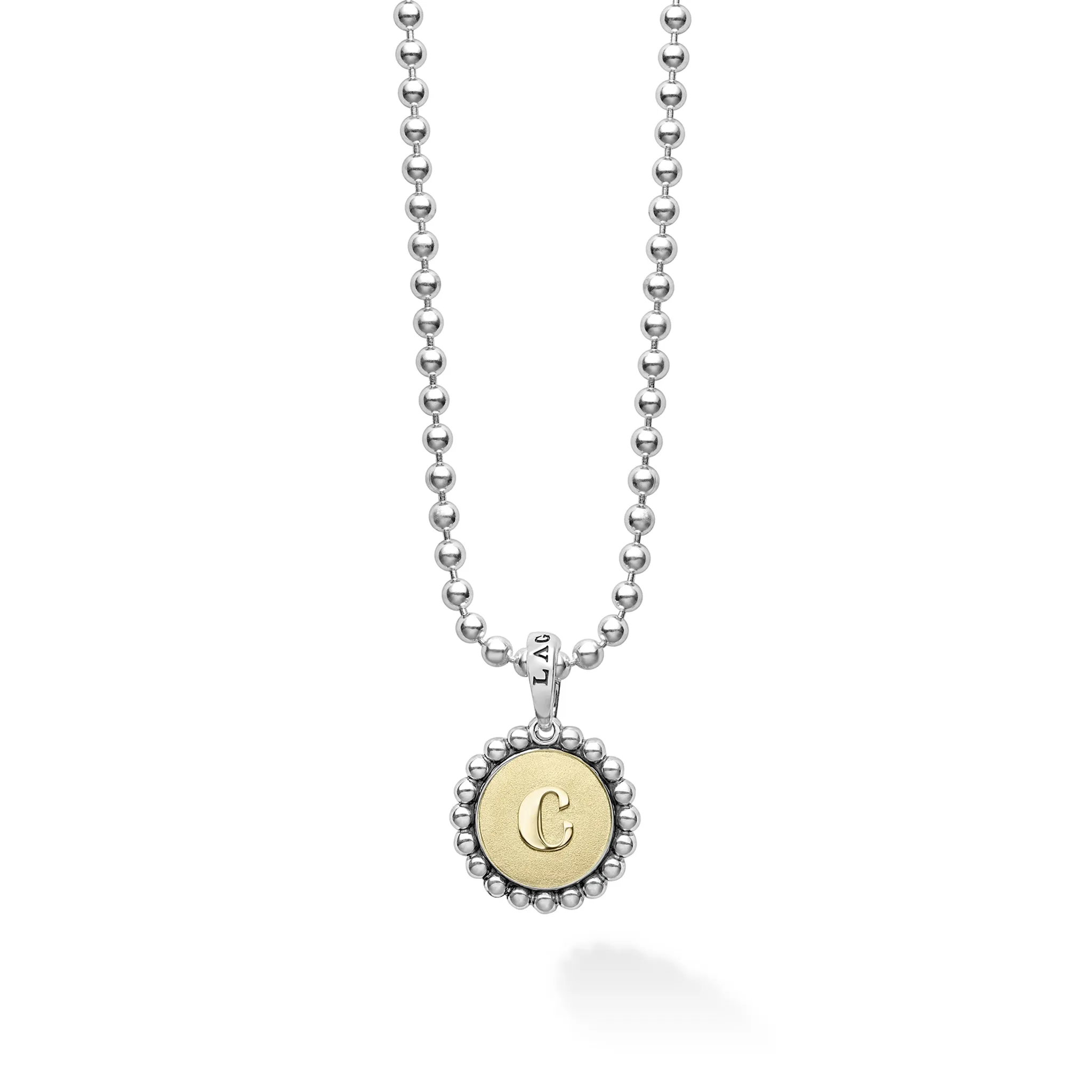 Signature Caviar Jewelry Signature Caviar C Initial Charm Necklace