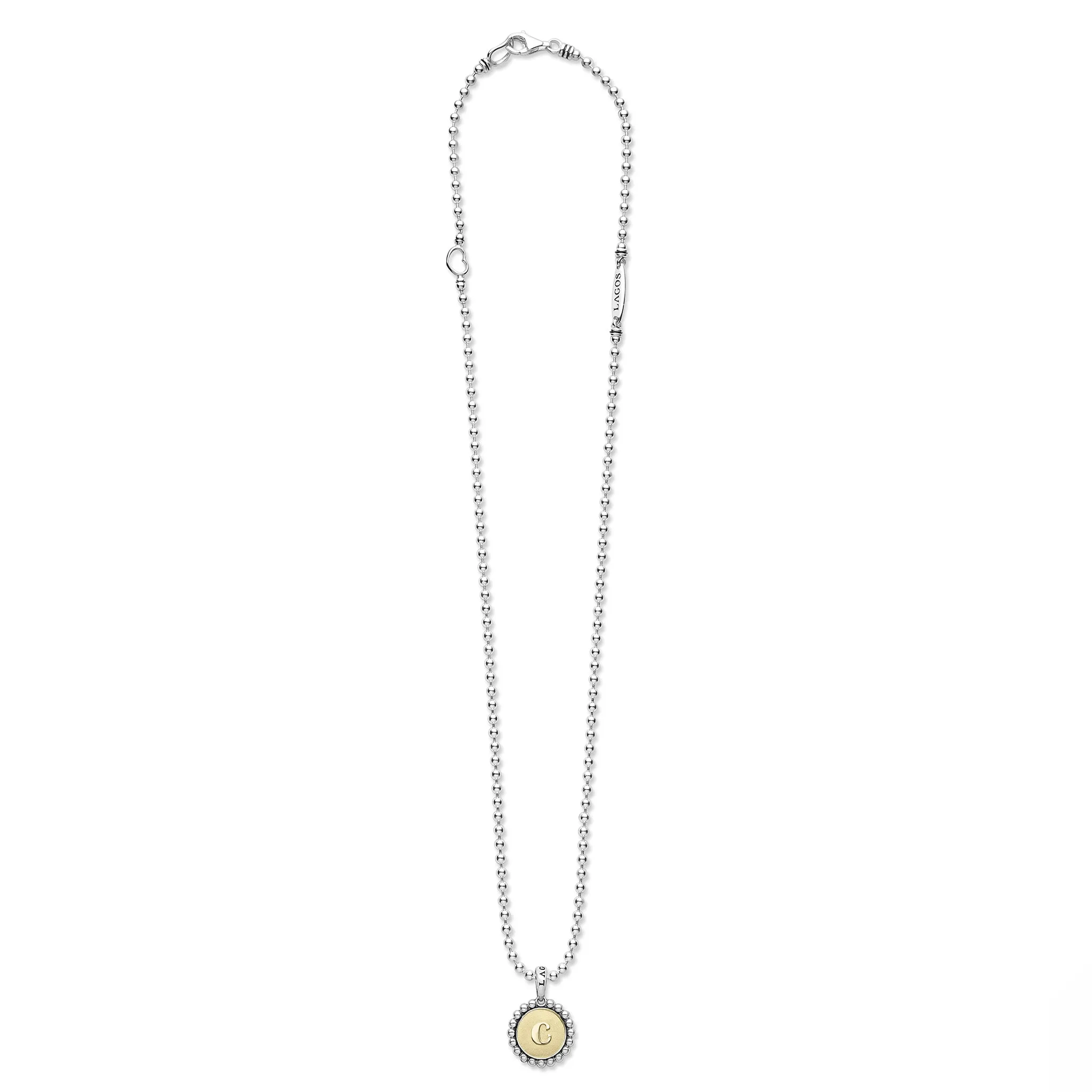 Signature Caviar Jewelry Signature Caviar C Initial Charm Necklace