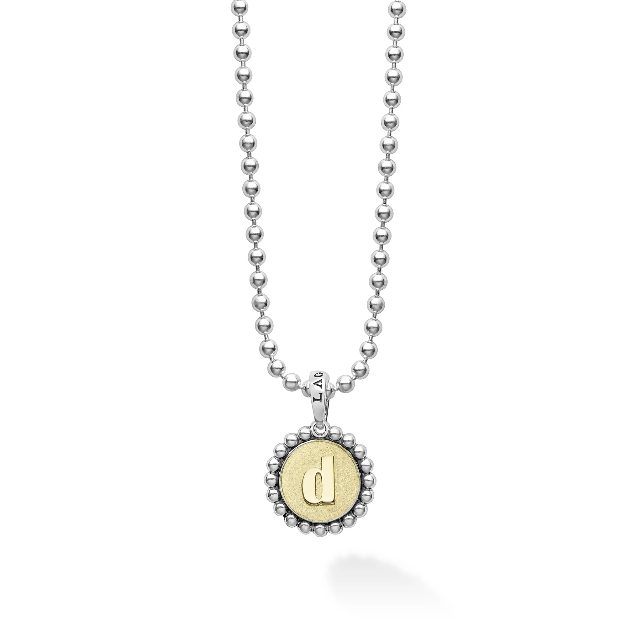 Signature Caviar Jewelry Signature Caviar D Initial Charm Necklace