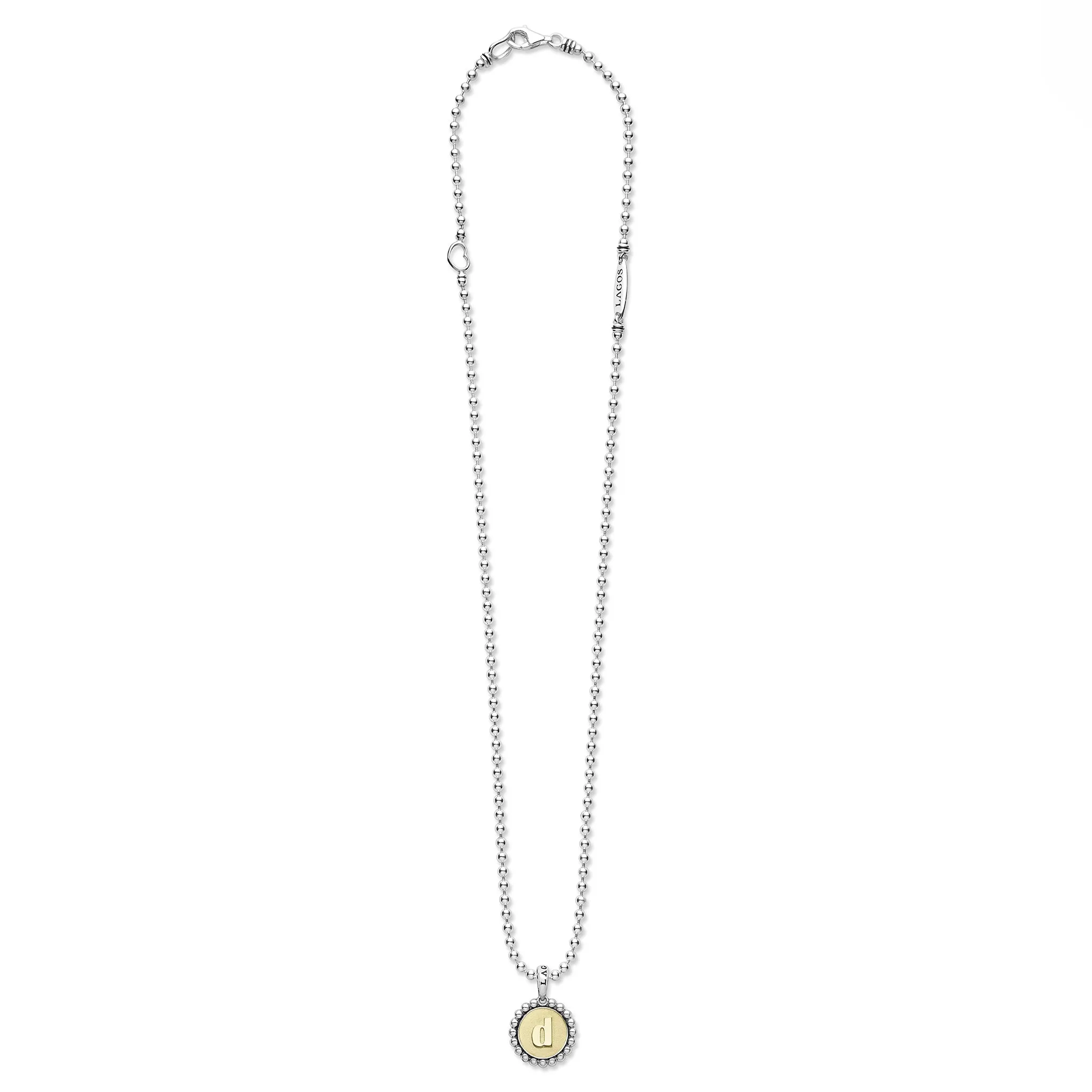 Signature Caviar Jewelry Signature Caviar D Initial Charm Necklace
