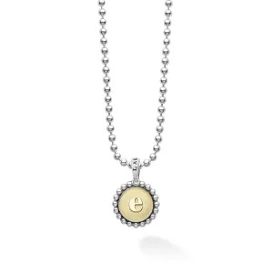 Signature Caviar Jewelry Signature Caviar E Initial Charm Necklace