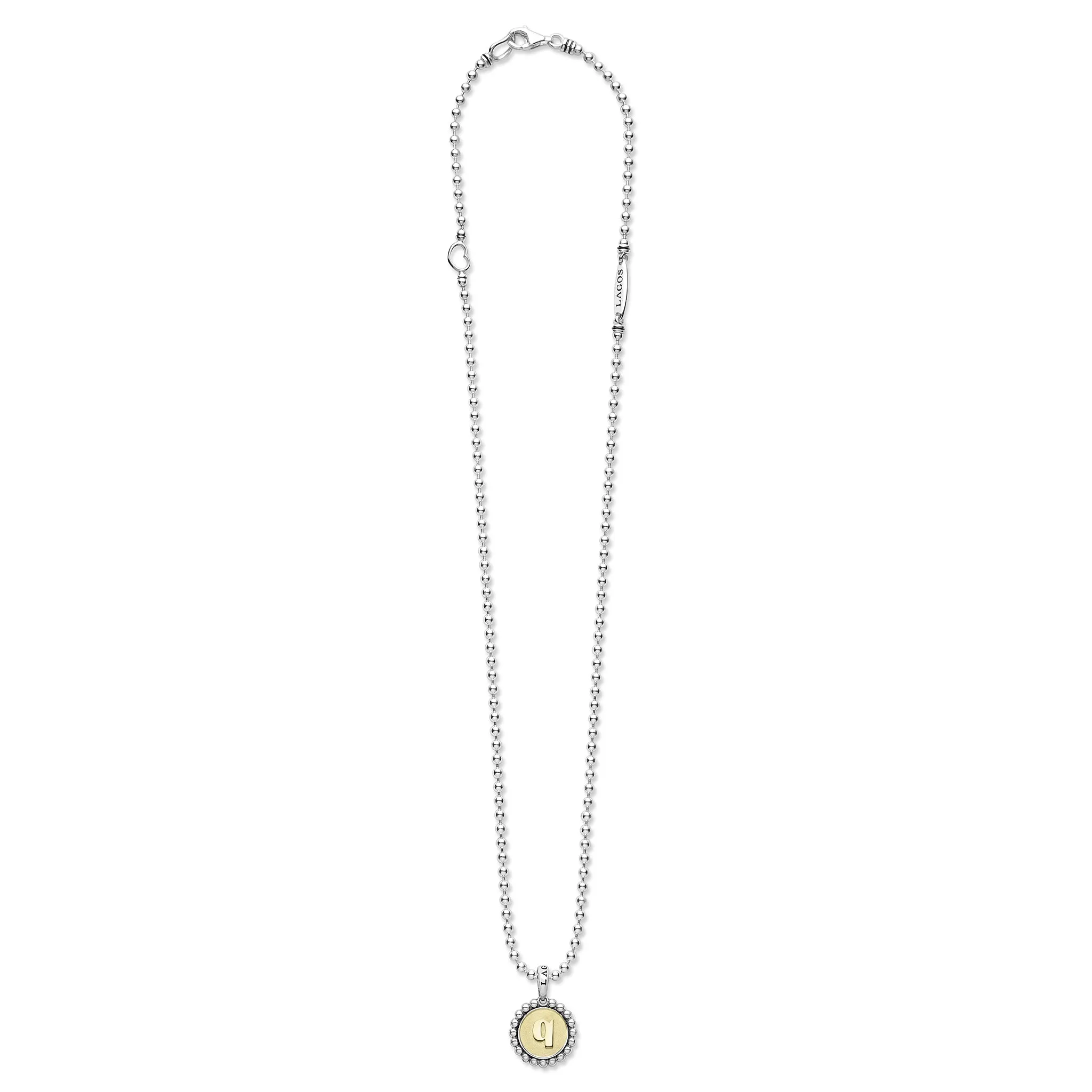 Signature Caviar Jewelry Signature Caviar Q Initial Charm Necklace