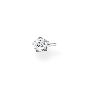 Single Sterling Silver Thomas Sabo Charm Club Large Zirconia Stud * 1 Earring Only* Sterling Silver	Jewelry