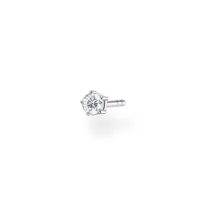 Single Sterling Silver Thomas Sabo Charm Club Small Zirconia Stud * 1 Earring Only* Sterling Silver	Jewelry