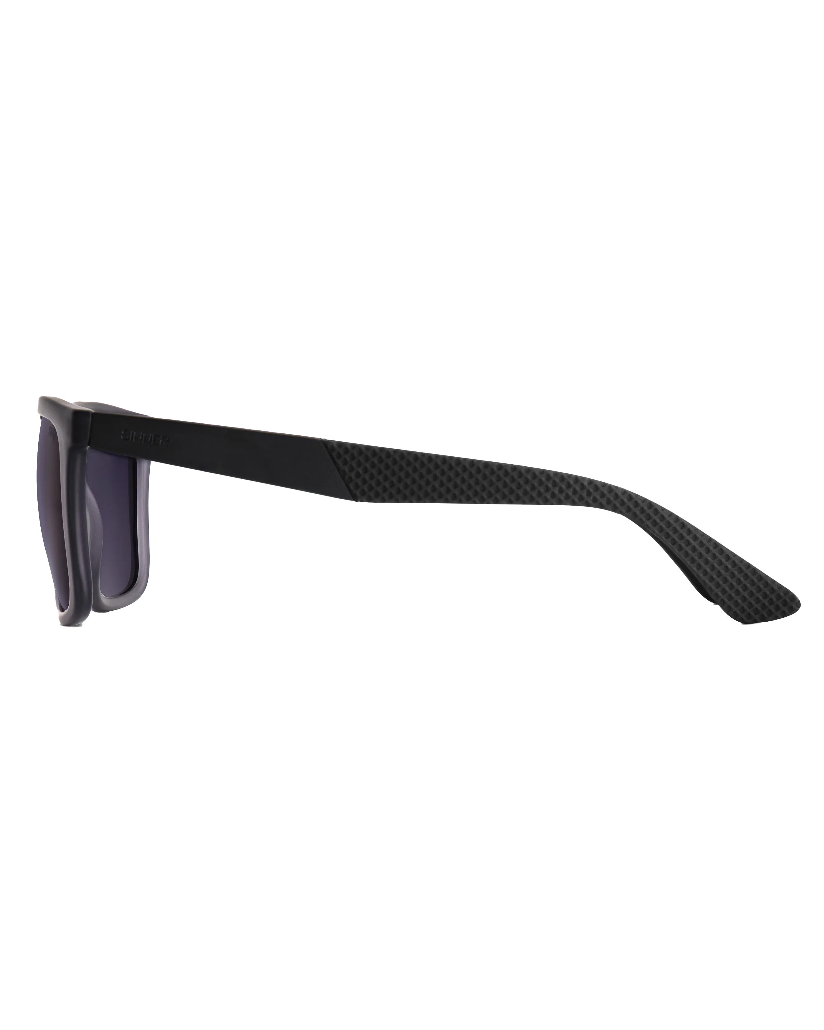 Sinner Sunglasses Bretton Polarised Sunglasses in Matte Black & Smoke
