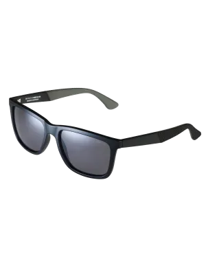 Sinner Sunglasses Bretton Polarised Sunglasses in Matte Black & Smoke